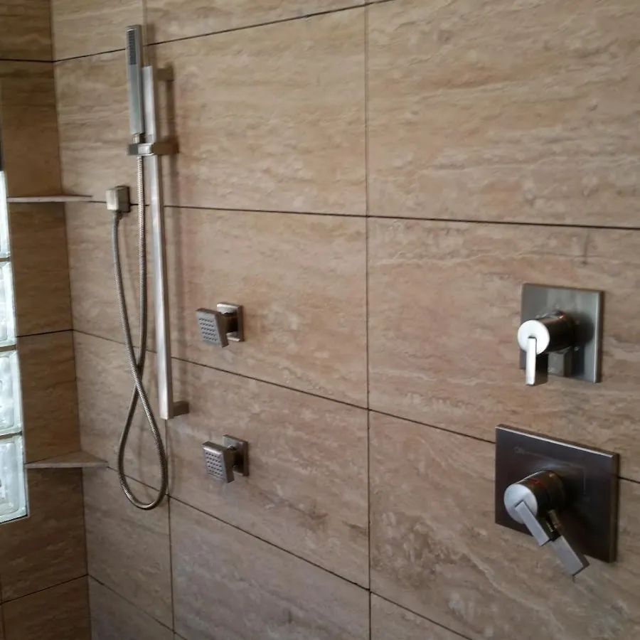 Shower fixture installation for Water Heater Replacement in Altamont
